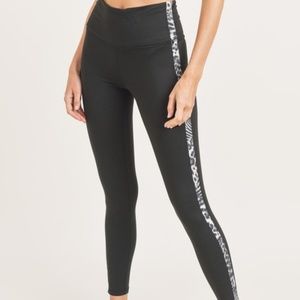 NWT Safari Print Block High-Waisted Leggings